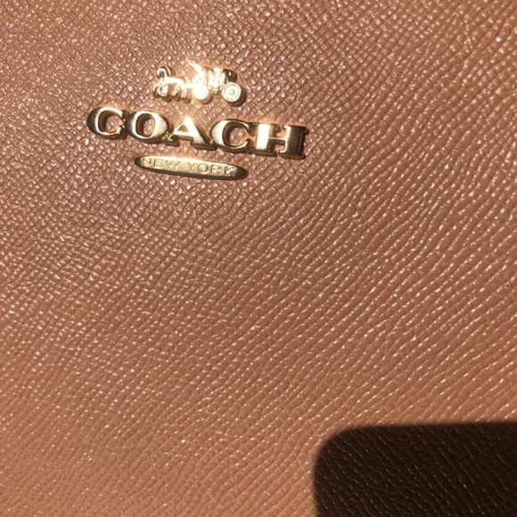 COACH Ava Tote Bag Nude Pink - Picture 5 of 7